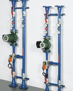 Heating control 3-way DN100 28m³/h 1.00bar 600kW w/spread 20